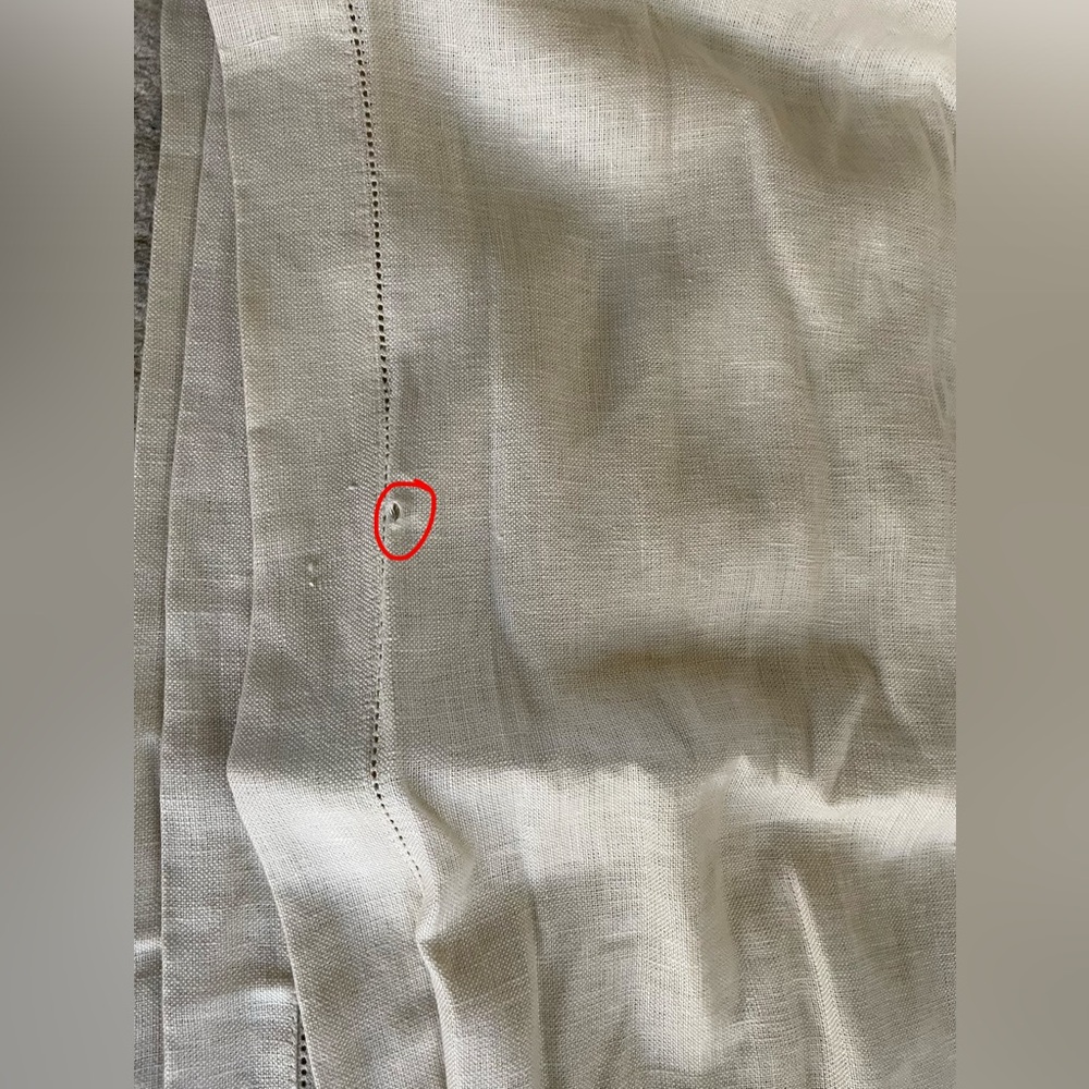 2 VTG Nate Berkus Linen Neutral Curtains - Picture 5 of 10